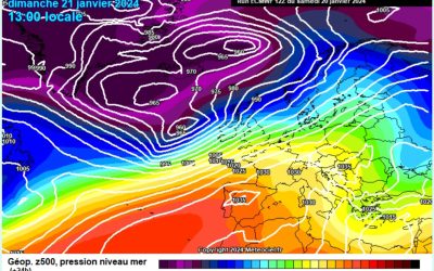 Previsione per domenica 21 gennaio