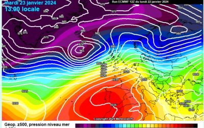 Previsione per martedì 23 gennaio