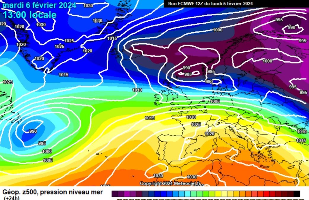 Previsione per martedì 6 febbraio