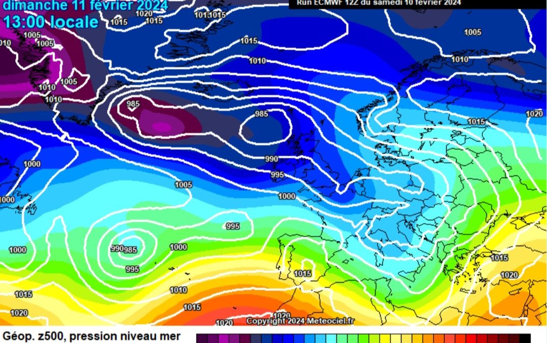 Previsione per domenica 11 febbraio