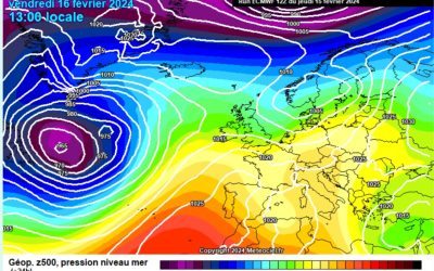 Previsione per venerdì 16 febbraio