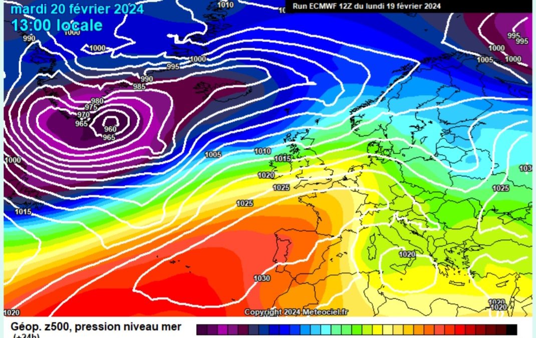 Previsione per martedì 20 febbraio