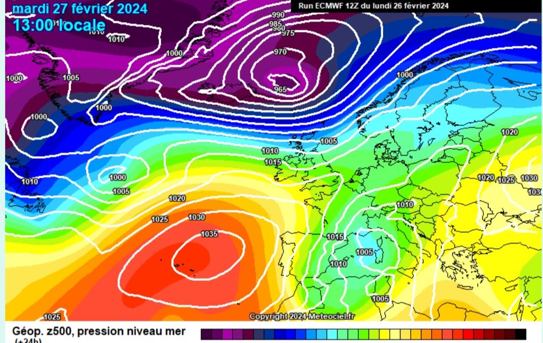 Previsione per martedì 27 febbraio