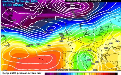 Previsione per mercoledì 28 febbraio