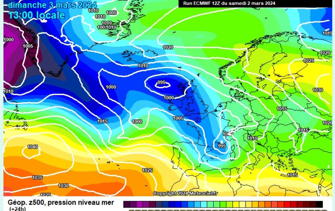 Previsione per domenica 3 marzo