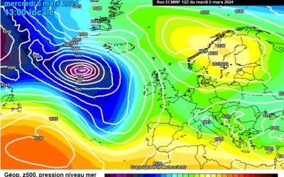 Previsione per mercoledì 6 marzo
