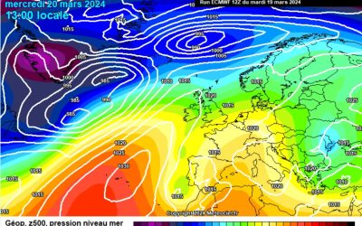 Previsione per mercoledì 20 marzo