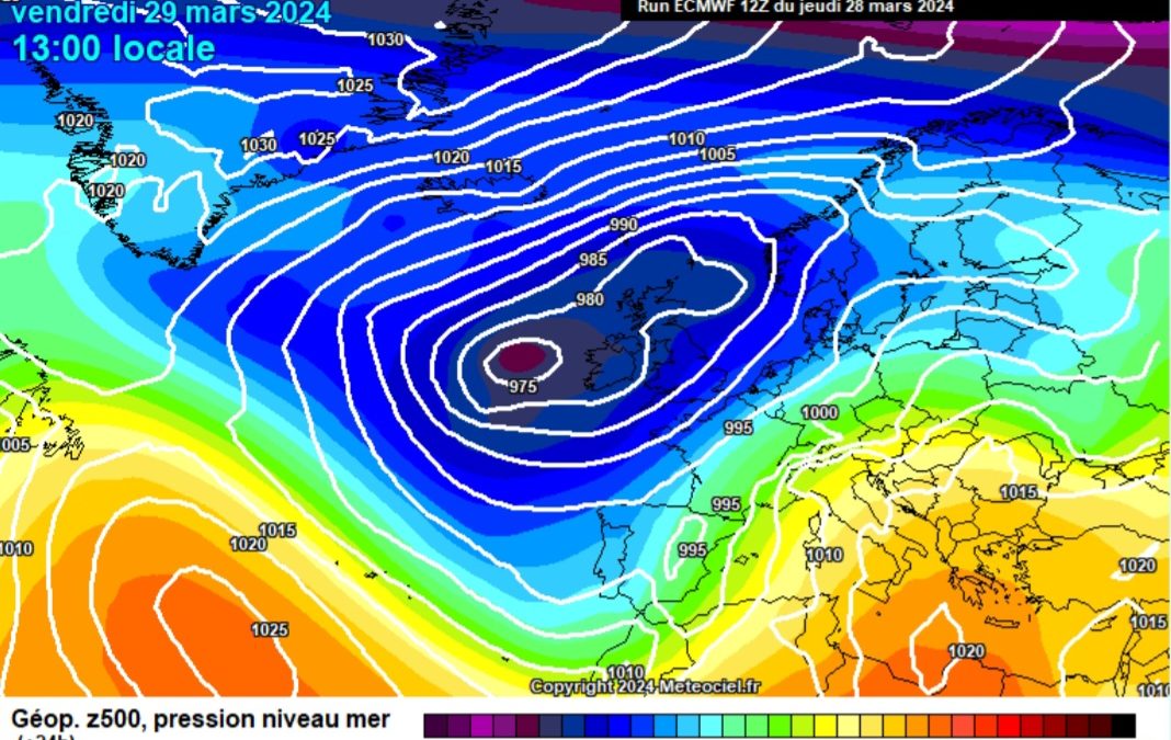 Previsione per venerdì 29 marzo