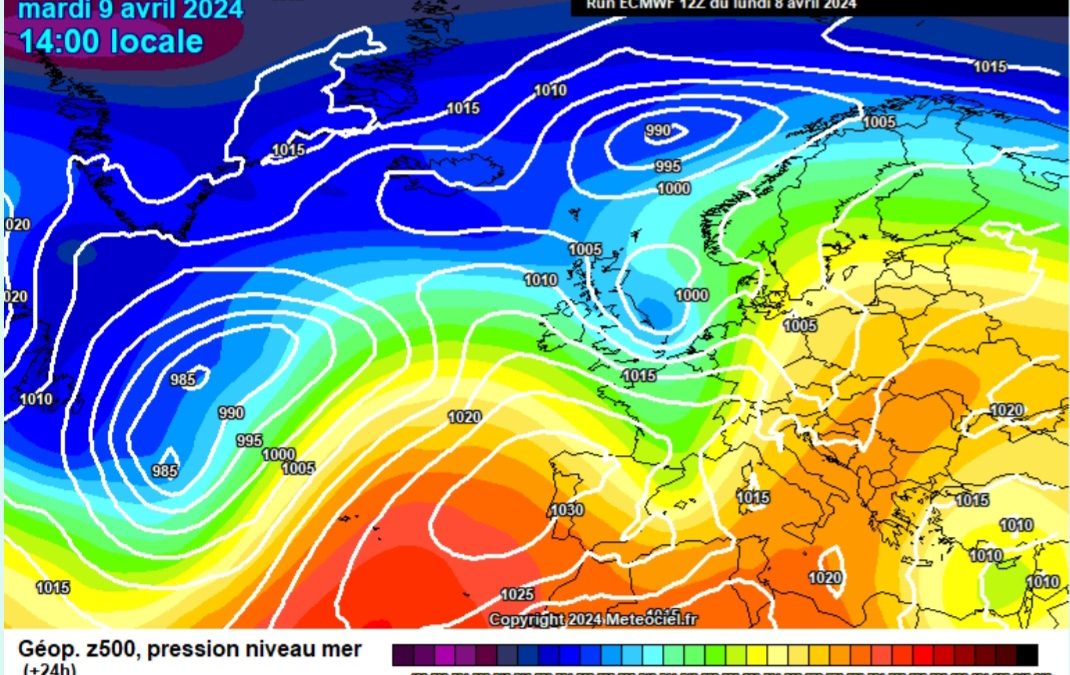 Previsione per martedì 9 aprile