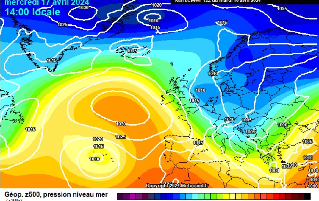 Previsione per mercoledì 17 aprile