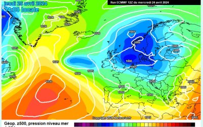 Previsione per giovedì 25 aprile