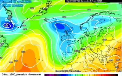 Previsione per sabato 27 aprile
