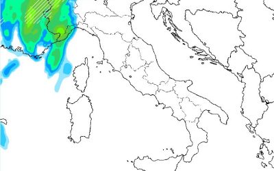 Animazione piogge per la giornata di Martedì 9 Aprile
