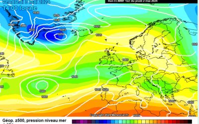 Previsione per venerdì 3 maggio