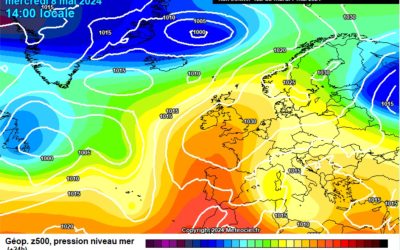 Previsione per mercoledì 8 maggio
