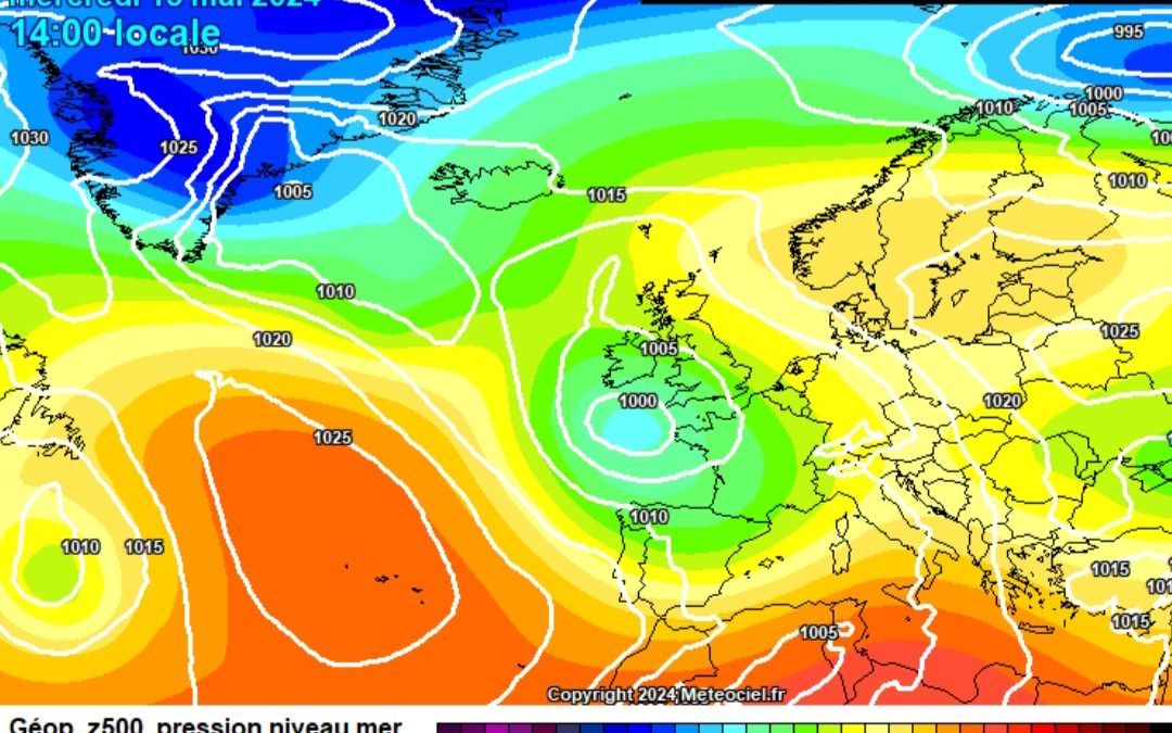 Previsione per mercoledì 15 maggio