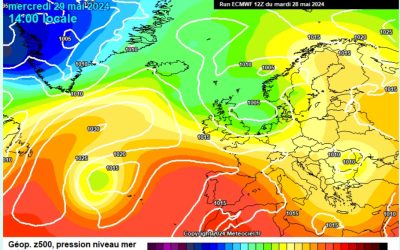 Previsione per mercoledì 29 maggio