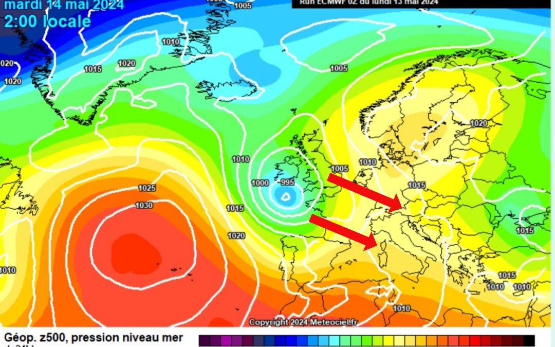Meteo atteso nei prossimi giorni
