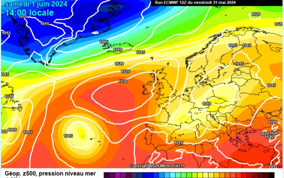 Previsione per sabato 1 giugno