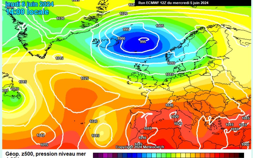 Previsione per giovedì 6 giugno