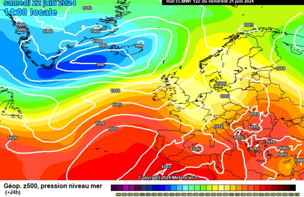 Previsione per sabato 22 giugno