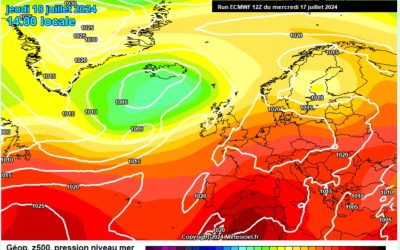 Previsione per giovedì 18 luglio