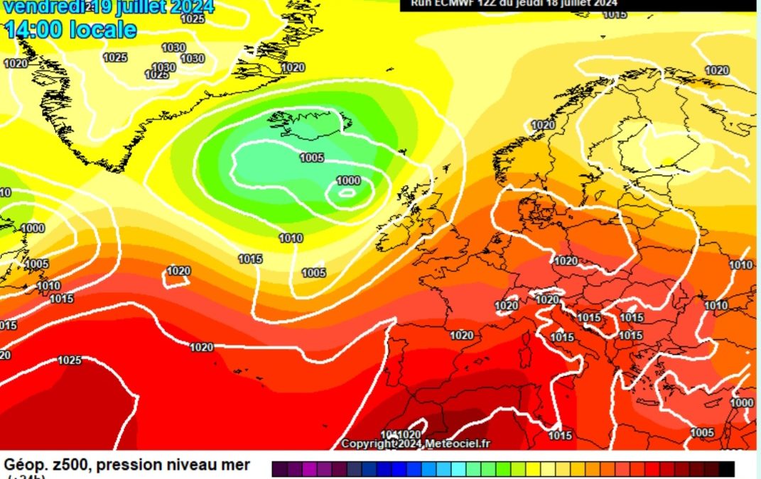 Previsione per venerdì 19 luglio