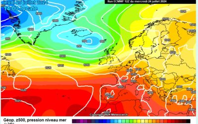 Previsione per giovedì 25 luglio
