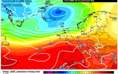 Previsione per venerdì 9 agosto