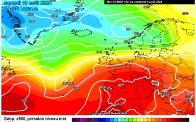 Previsione per sabato 10 agosto