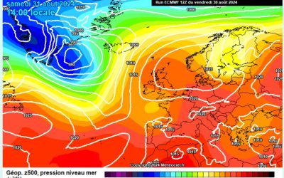 Previsione per sabato 31 agosto