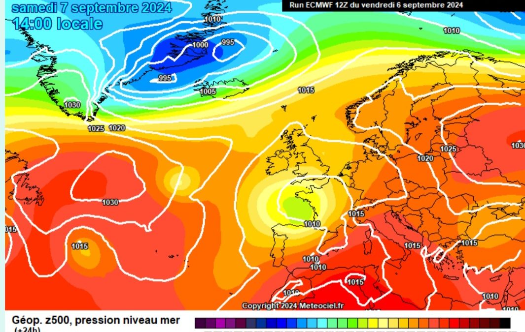 Previsione per sabato 7 settembre