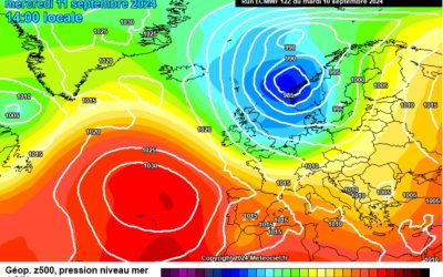 Previsione per mercoledì 11 settembre