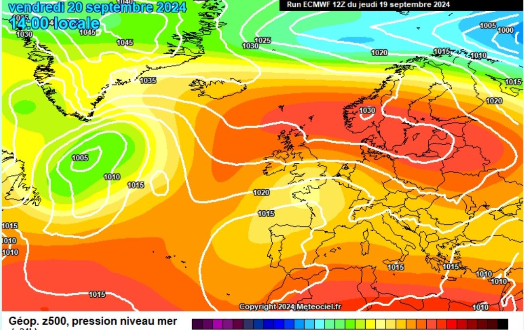 Previsione per venerdì 20 settembre