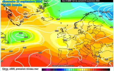 Previsione per domenica 22 settembre