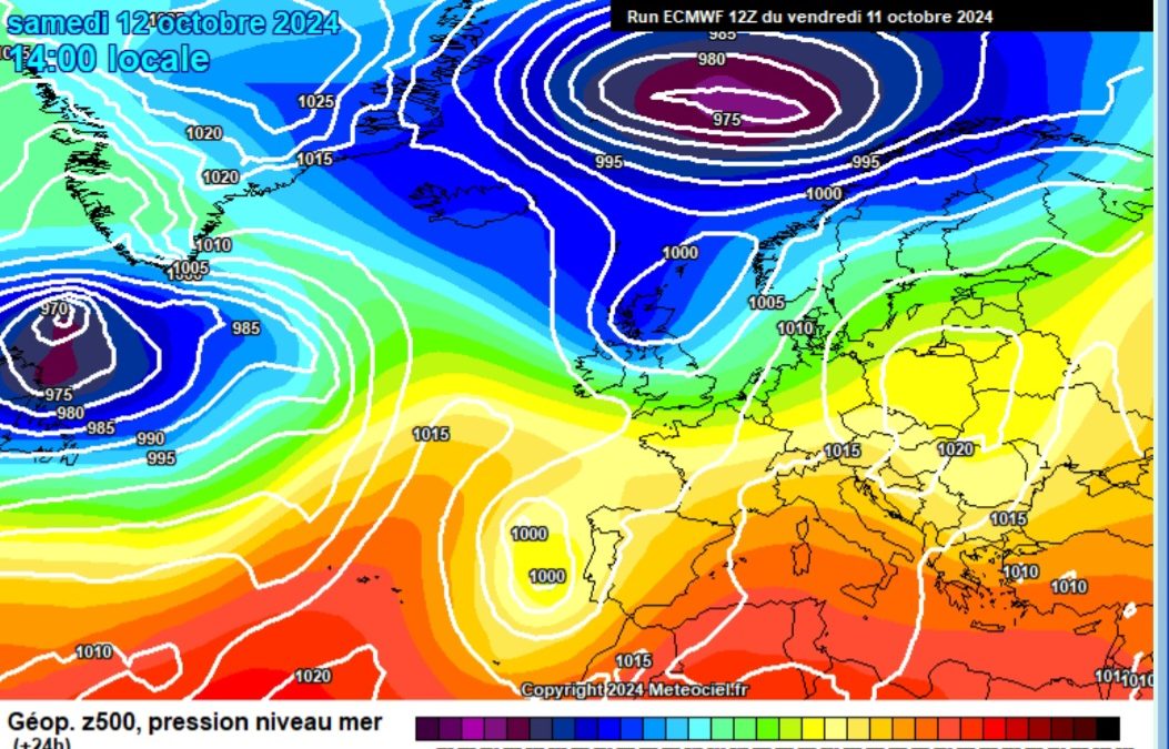 Previsione per sabato 12 ottobre