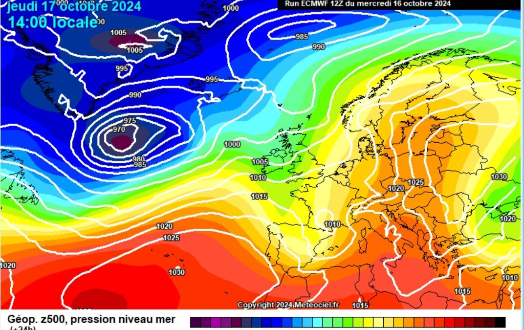 Previsione per giovedì 17 ottobre