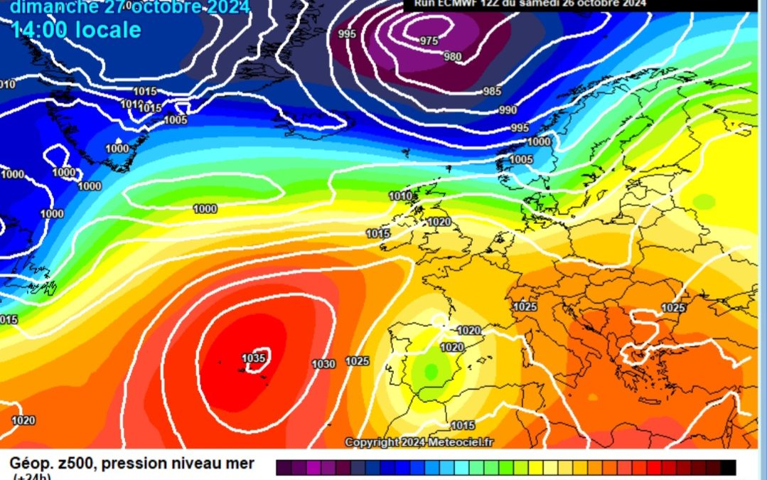 Previsione per domenica 27 ottobre