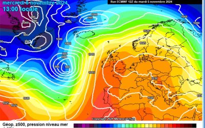 Previsione per mercoledì 5 novembre