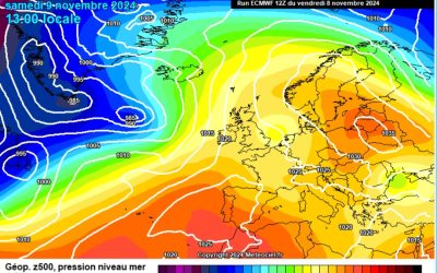 Previsione per sabato 9 novembre