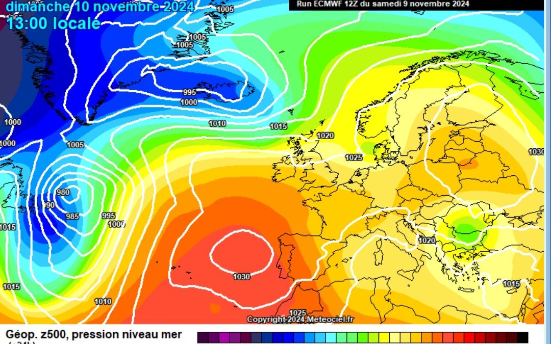 Previsione per domenica 10 novembre