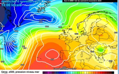 Previsione per domenica 10 novembre