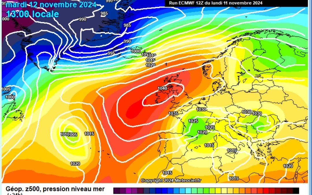 Previsione per martedì 12 novembre