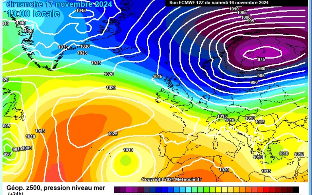 Previsione per domenica 17 novembre