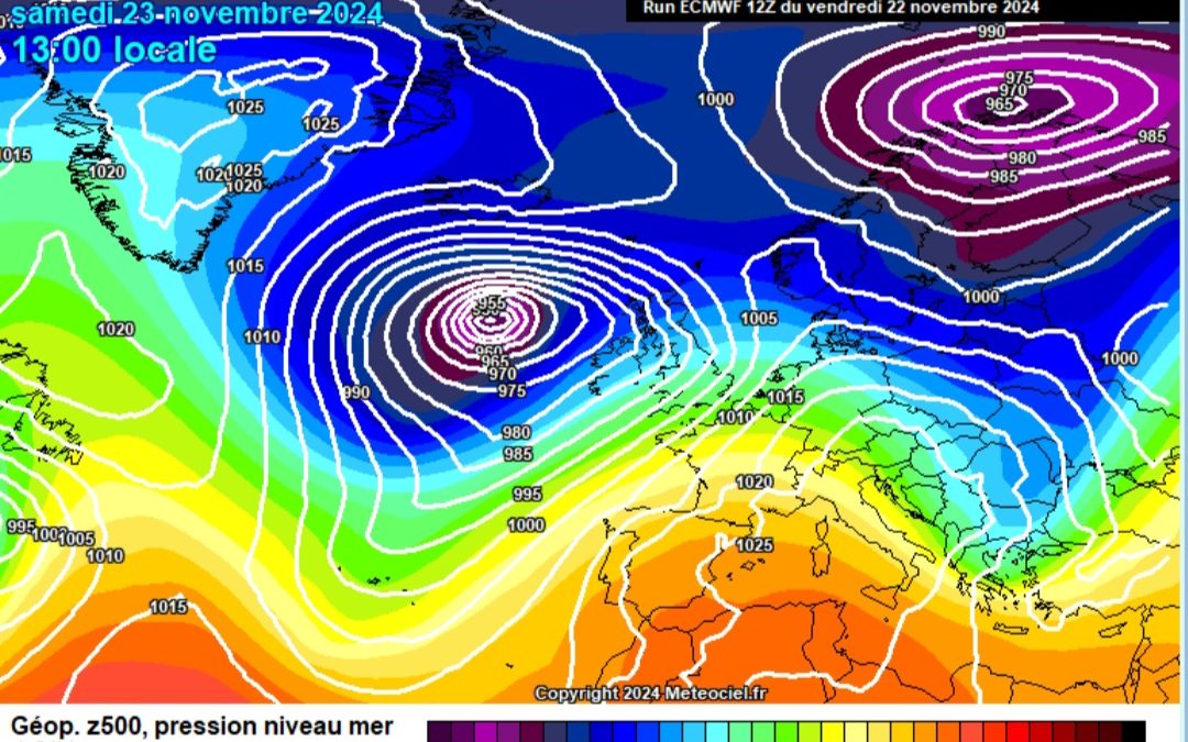Previsione per sabato 23 novembre