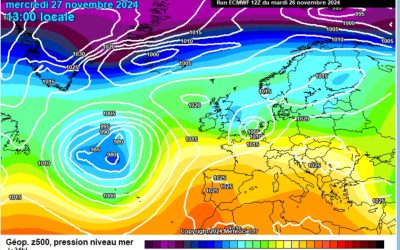 Previsione per mercoledì 27 novembre