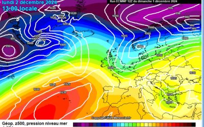 Previsione per lunedì 2 dicembre