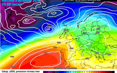Previsione per mercoledì 4 dicembre