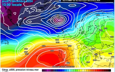 Previsione per giovedì 5 dicembre