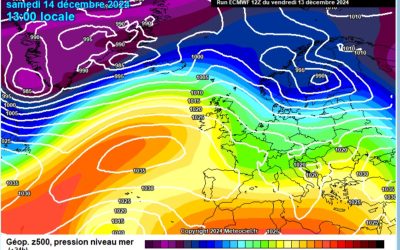 Previsione per sabato 14 dicembre